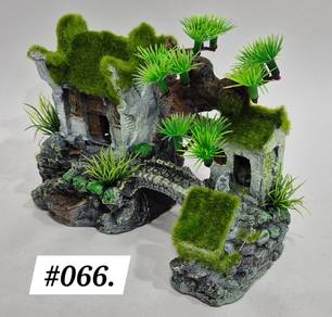 Aquarium Ornament House #066 Ikan Deco Hiasan Tank