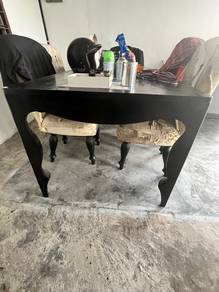 Meja Makan Solidwood(6 kerusi) untuk dilepaskan