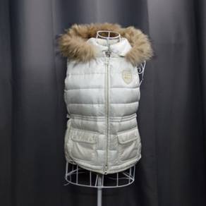 LACOSTE Puffy Hooded Winter Vest