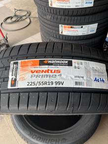 225 55 19 Hankook K135 Prime4 Tayar Baru Korea
