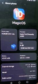 Honor 200 lite 512GB. original condition titop