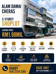 Shop lot For Sale in Cheras,KUL