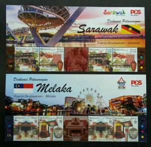 Mint Stamp Header Melaka Sarawak Tourist Msia 2019