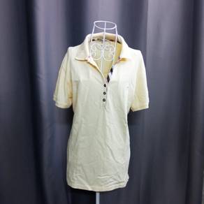 Burberry Brit Yellow Polo Shirt Big Size XXXL