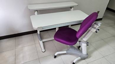 Desk with Chair, Adjustable Height