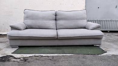 YE23A Kerusi 8 Feet 3 Seater Sofa Fabric Grey