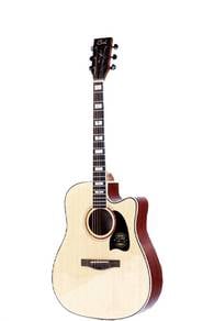 Cate QM-717C Acoustic Guitar - Natural