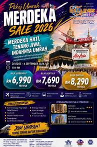 Pakej Umrah Merdeka Sale 2026