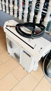 York 2HP Aircond R22 Complete Set