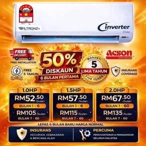 Aircond Acson Dual Inverter (Teluk Intan)