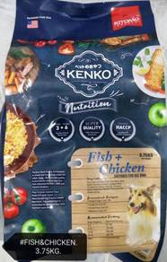 Kenko Adult Dog Food Fish Chicken 3.75kg Anjing