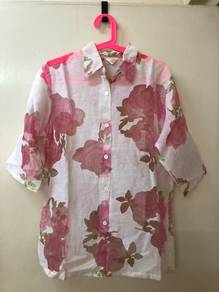 Floral Print Button-Up Shirt