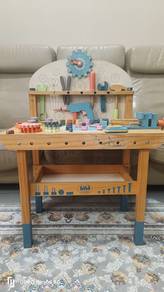 Pine Wood Workbench Tools Set