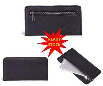 B0101 Retro Clutch Bag Ultra-Thin Men Long Wallet