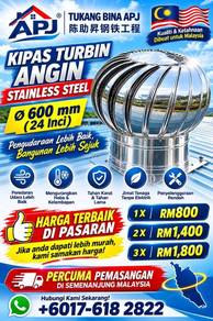 APJ Stainless Steel Turbine Ventilator ALAM IMPIAN