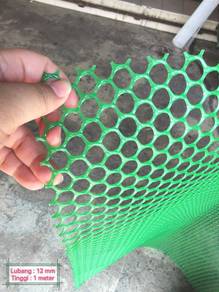 Pvc netting 12mm x 1m - 1m / jaring plastic