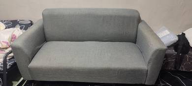 sofa 3 seater warna grey