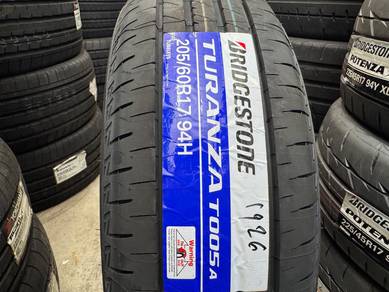 Tayar Baru 205 60 17 Bridgestone Turanza 5 2026