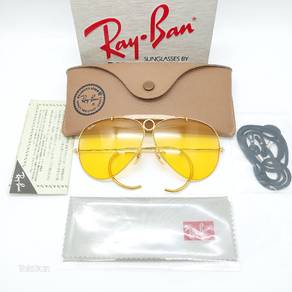 Rayban BL USA SH00TER GOLD AMBERMATIC SIGN 62MM