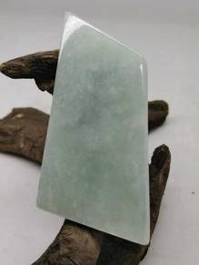 Ice Green Burma Jadeite Jade Polished Rough Stone