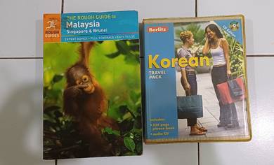 Set of Guide & Travel books Malaysia,Korea