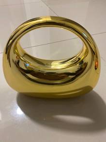Gold dinner purse for ladies simple Gold purse