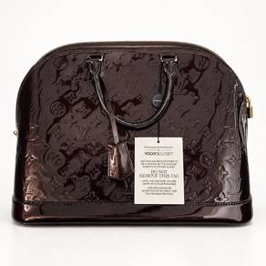 Authentic LV Amarante Monogram Vernis Amarante GM