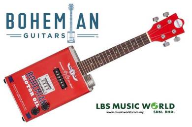 Bohemian oil can ukulele ~ motor oil