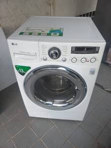 Jenama LG Dd inverter front load hot washer 13kg