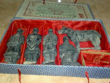 Patung oriental terracotta warriors figurine