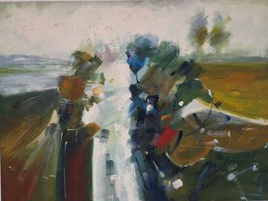 "Mystic Landscape" – Original Oil Painting