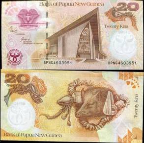 PAPUA NEW GUINEA 20 KINA 2008 P 36 unc