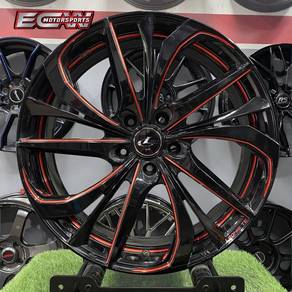 Weds LEONIS TE BKSC 19-Inch for Alphard Vellfire
