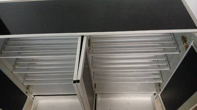 Aluminum Shoe Cabinet 