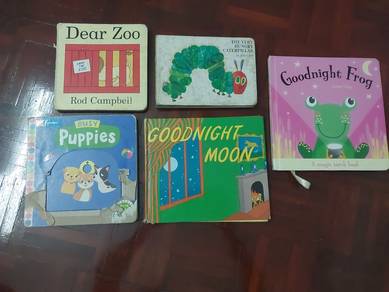 Set of 5 Board Books for Children 