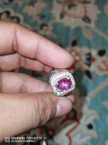 Cincin perak delima star 33
