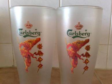 Cawan gelas vintage carlsberg beer glass cup