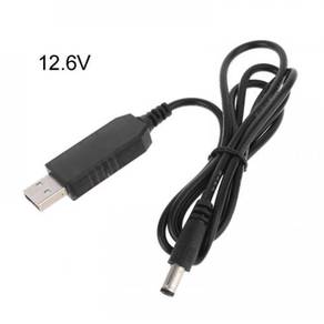 USB to 12.6V Converter Cable (5.5 x 2.1mm)