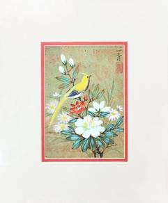 Bird & Blossoms Watercolor 3 (Signed)