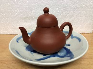 Zisha Teapot + Plate