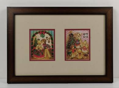 Framed Art Print - Christmas Scenes