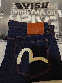 New Original Evisu Selvedge Jeans saiz 34