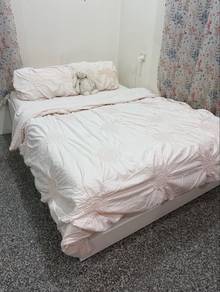 IKEA Brimnes Bedframe with 4 storage box