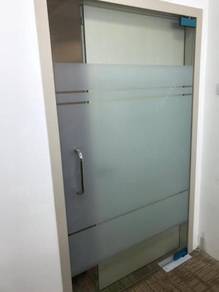 PASANG FROSTED STICKER l pelekat kabur