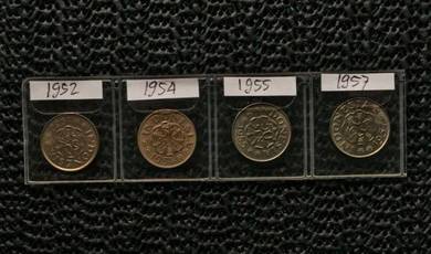 Indonesia DipaNegara 50 sen coin set