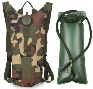 Camouflage F Hydration Hiking Water Bag Backpack
