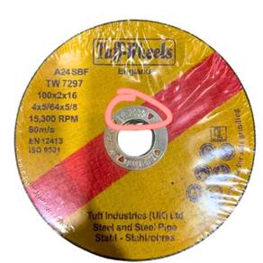 Clear Stock - Tuff Wheel Grinding Disc