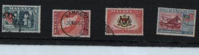 Use-d Stamp General Issue Malaya 1957