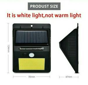 Solar Light PIR Motion Sensor - 30 LED 3 Modes