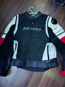 BENKIA GL323 Half Mesh Leather Jacket